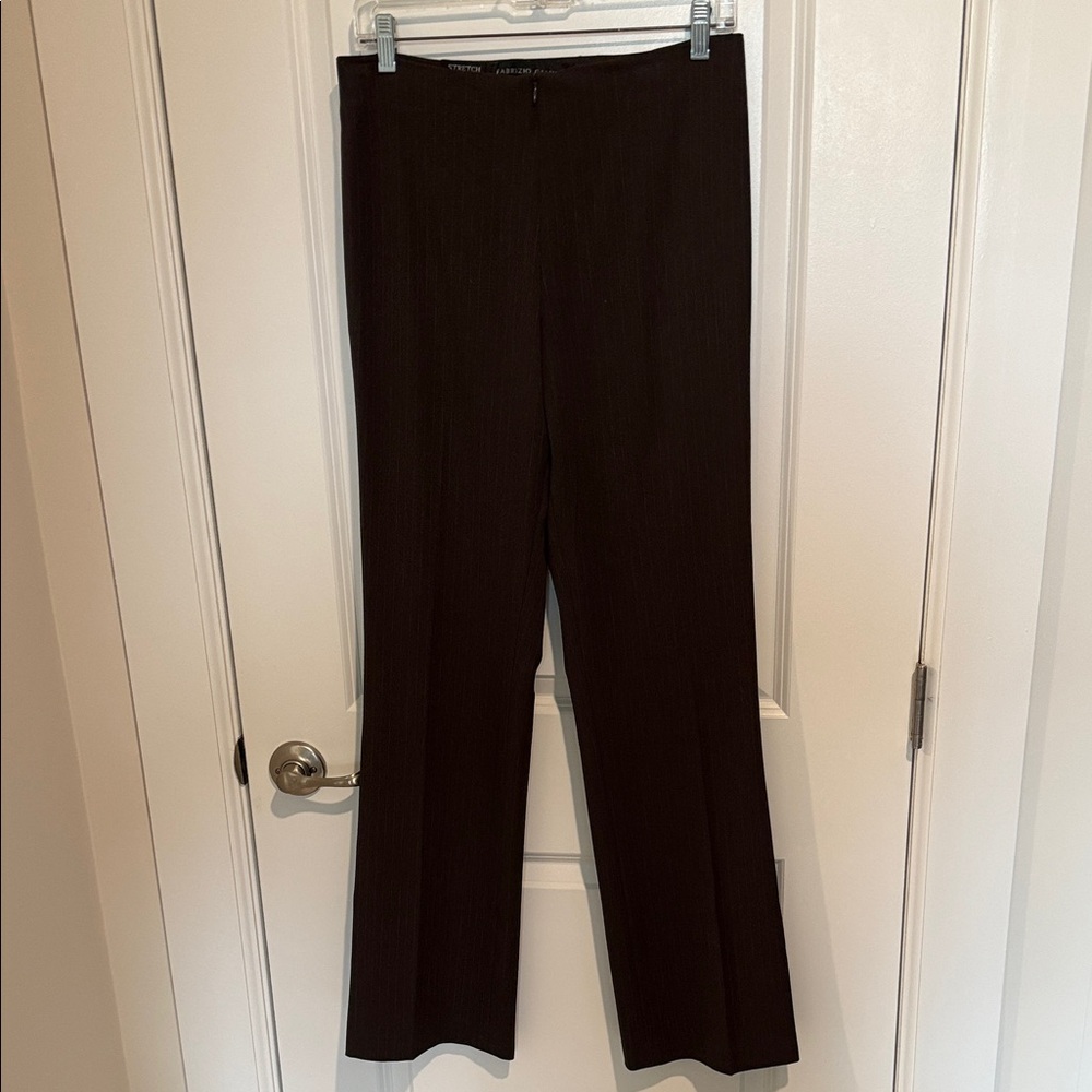 Wide Leg Women’s Pants in Dark Brown